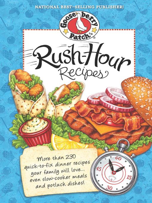 Cover image for Rush Hour Recipes Cookbook